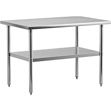 KYBOLT Stainless Steel Work Table,[NSF Certified] 30x24 Inches Heavy Duty Kitchen Prep Table for Hotel,Home,Restaurant