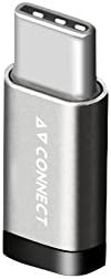 AV Connect Type C to Micro USB OTG Adapter/Converter - For Type C OTG Supported Devices - Grey