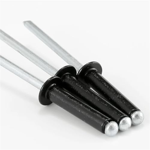 Rivets aveugles alu noir M2.4 pour fixation marine et assemblage - 6