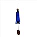 Glass Pyramid Bottle Wind Chimes Pick Color (Set of One)