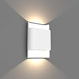 【Modernes Design】Diese Außenlampe mit schlichtem Design einen elegante und modernen Eindruck, passt Verschiedene stil dekoration. Die Wandlampe Sie passt in Ihr Eingang, Balkone, Gärten, Wohnzimmer, Schlafzimmer, Esszimmer, korridor, Treppe.