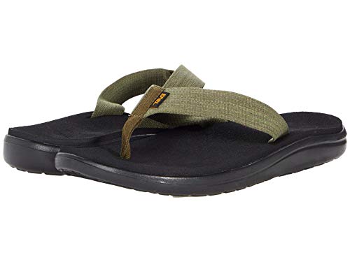 Teva Men's Flip Flop Sandals, Bristol Dark Olive, 11