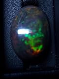 31 x 23 mm czarny etiopski opal, 1 szt. kaboszon rzadka jakość czarny etiopski opal, 1 szt. owalny kaboszon etiopski opal kaboszon naturalny welo opal wielopalny opal luźny kamień szlachetny do