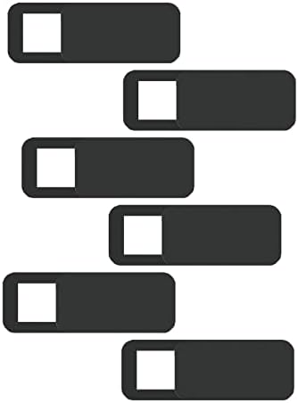 Webcam Cover Slider, Laptop Camera Cover 0.02in Ultra-Thin fits Echo Spot Smartphones Tablets Macbooks Computers Desktops with Strong Adhensive, Protecting Privacy and Securtiy