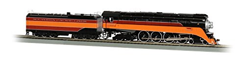 Bachmann Industries GS4 4-8-4 Locomotive - DCC Sound Value Equipped - Southern PACIFIC DAYLIGHT #4449 - RAILFAN Version (Southern Pacific LINES) - HO-Scale Train