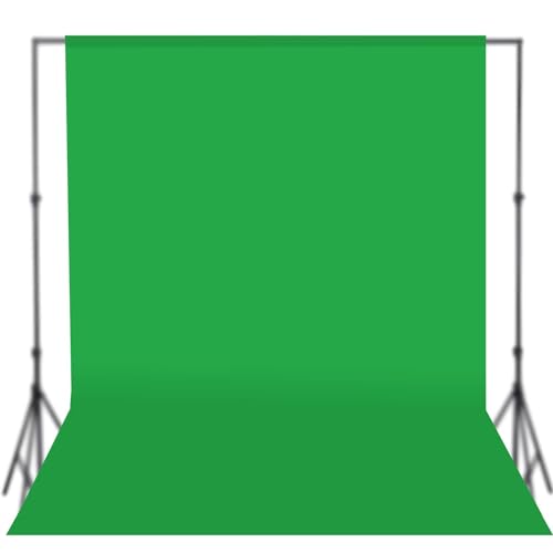 HomeArt Premium Green Photography Backdrop - Versatile Studio Green Screen for Photography, Video, and Filmmaking - Perfect for Portraits, Product Photography, and Content Creation - 8x9 feet