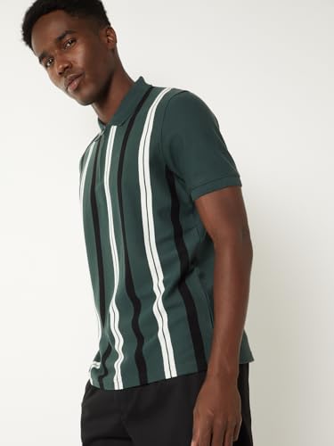 Image of Max Men Striped Polo T-Shirt