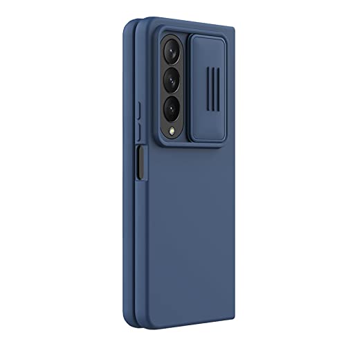 Coque Galaxy Z Fold 4 anti-rayure avec cache coulissant objectif pour protéger vos lentilles