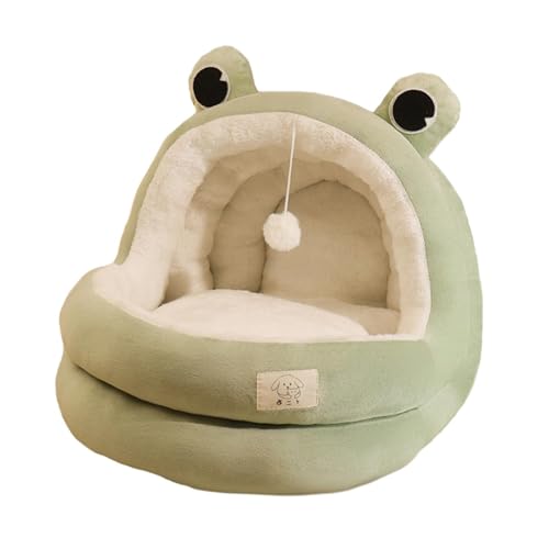 Generic Cama para gatos, semi-fechada, ninho para gatos, confortável, gatinho, destacável, almofada