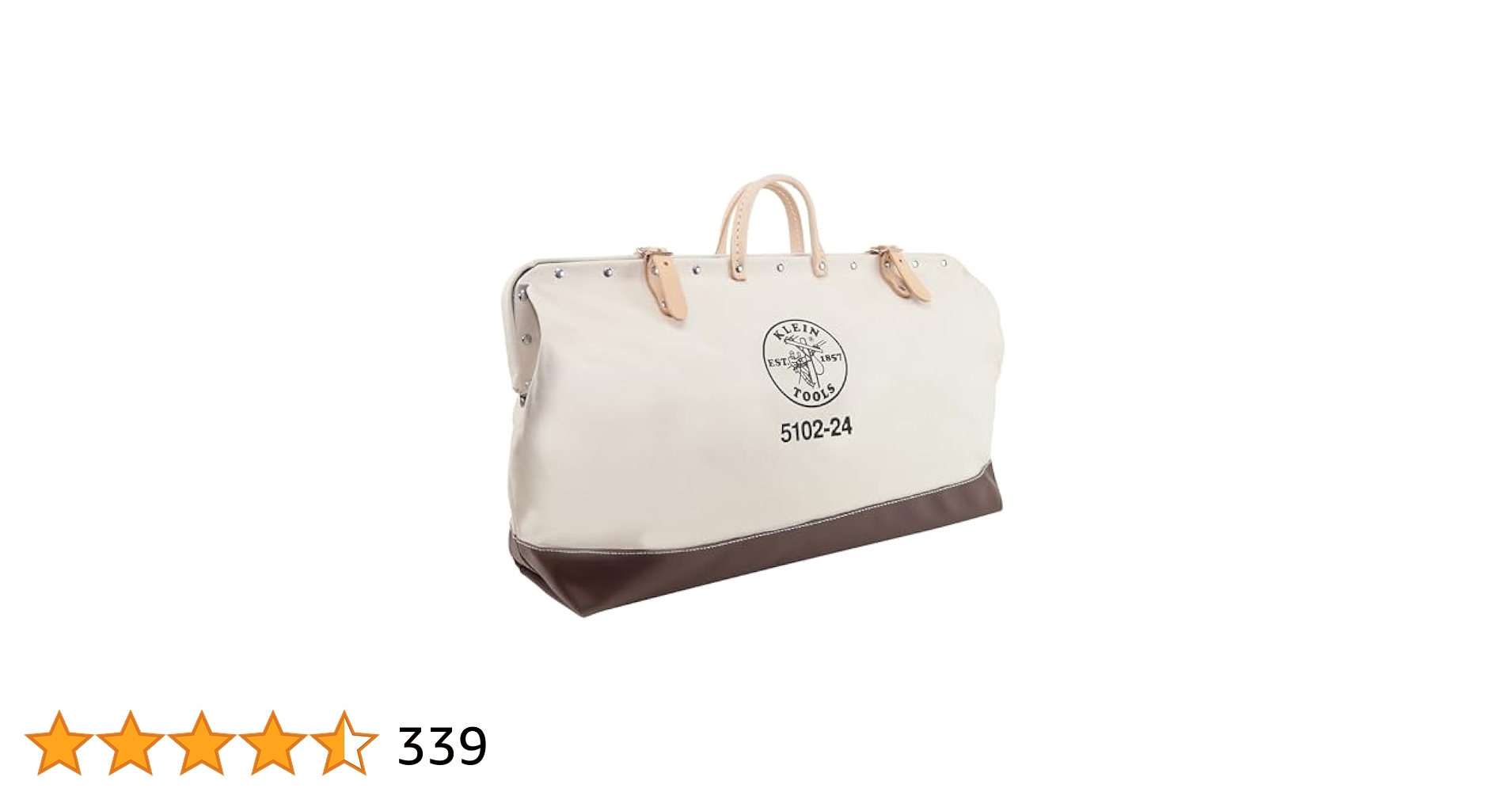 Klein Tools ボストンバッグ 5102-22 Canvas Tool Bag, 22-Inch