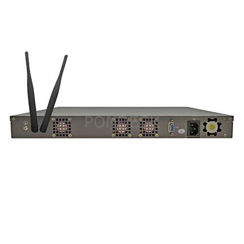 Next-Generation Firewall NGFW 8 LAN SFP 1U Rackmount Server Intel i7 Processor (Barebone) and Supports OS like pfSense, Sophos, Untangle, Ubuntu, ClearOS, FreeBSD, Monowall, Debian etc