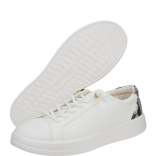 Hey Dude 41800-100-W10 Karina Boho Crochet White Size W10 | Women'S Shoes thumb #2