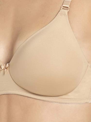 Image of Jockey 1819 Women's Wirefree Padded Microfiber Nylon Elastane Stretch Full Coverage Multiway Styling T-Shirt Bra with Magic Under