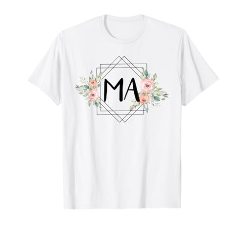Regalo Para Ma Estilo Floral Camiseta