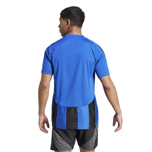 adidas Uomo Striped 24 Jersey, Team Royal Blue/Black, L