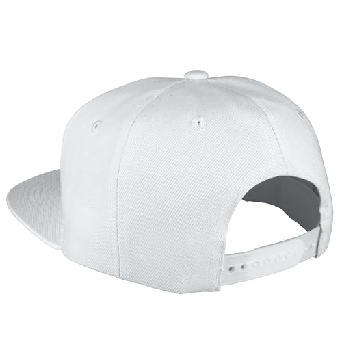 Image of Gelante Plain Blank Flat Brim Adjustable Snapback Baseball Caps LOT 6 Pack