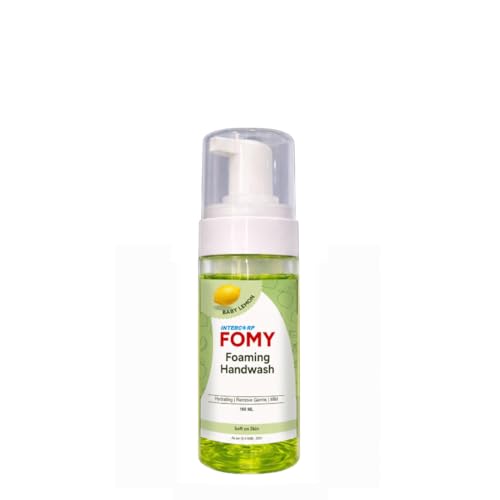 Image of Hydrating Foaming Hand Wash | Lemon - 160 ml Pump Bottle | Rich Foam | Gentle on Skin | 99.9% Germ Protection