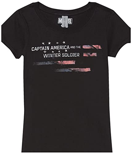 Marvel Girl's Winter Soldier Armed T-Shirt2