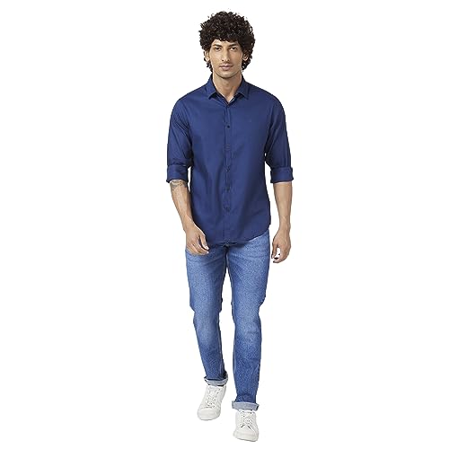 Image of Spykar Men's Ricardo Comfort Fit Mid-Rise Jeans