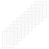 【Einfach zu bedienen】 Das halbe Gewicht des Glases, beidseitig mit PE-Schutzfolie versehen. Mit schönem Wetter, UV-Beständigkeit und klarer Oberfläche bietet diese quadratische Acrylplatte eine schöne visuelle Klarheit und ist praktisch für verschiedene Bastelarbeiten.