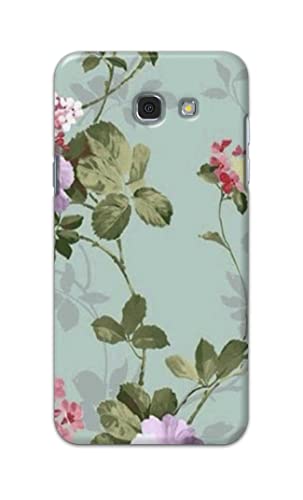 Image of Printed Hard Back Cover Case for Samsung Galaxy A7 2017 Back Cover (Floral Painting) -1302