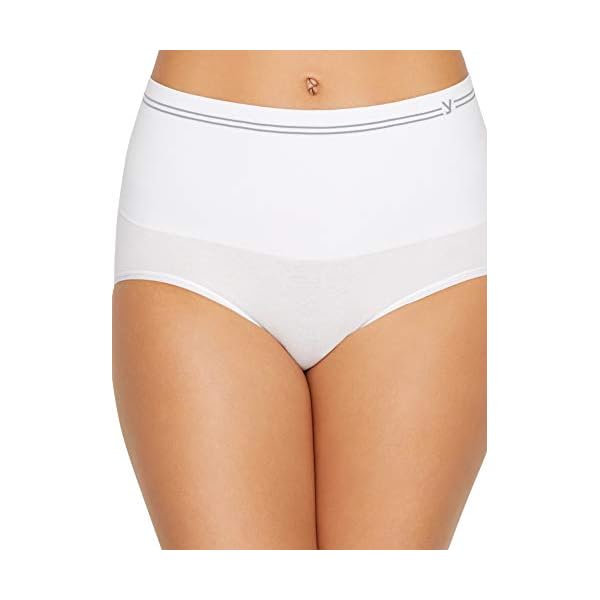 Yummie-Womens-Cotton-Seamless-Shapewear-Brief Yummie Women's Cotton Seamless Shapewear Brief, White, M/L