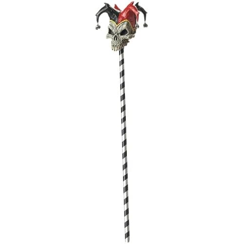 California Costumes Women's Jester Skull Cane Costume
