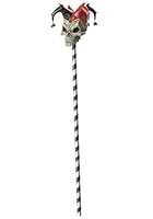 Algopix Similar Product 16 - California Costumes Jester Skull Cane