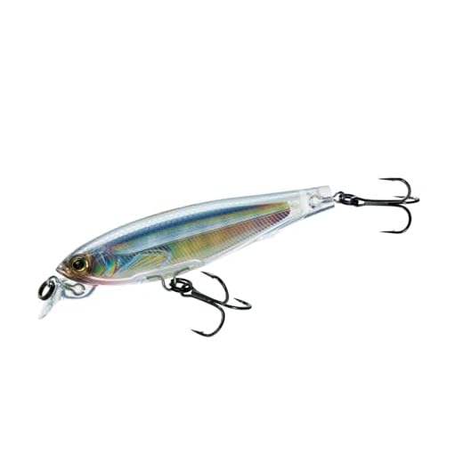 Yo-Zuri 3DS Minnow Suspending 2.75in Holo Ghost Shad