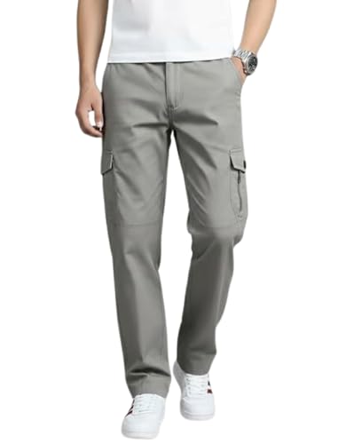 Image of Vikita Enterprise Men's Relaxed Fit Cotton Cargo Pant with Full Length and Zipper Closure Type | Mens Cargo Pants with Pocket