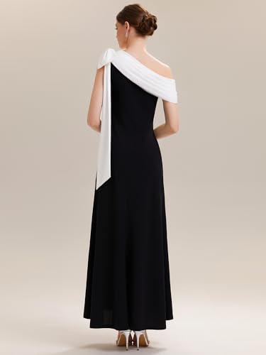 Robe d'invité de mariage sans manche coupe droite confortable - 2