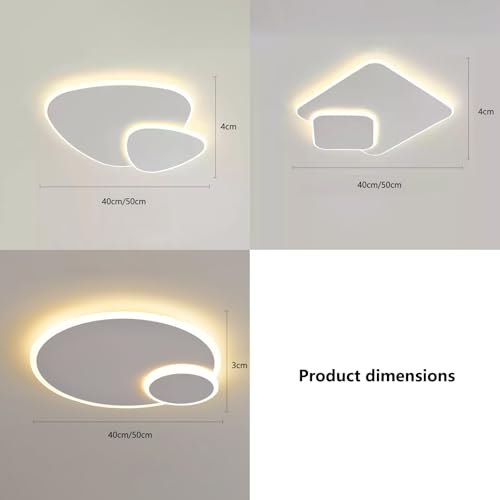 Plafonnier LED à intensité variable pour chambre parentale