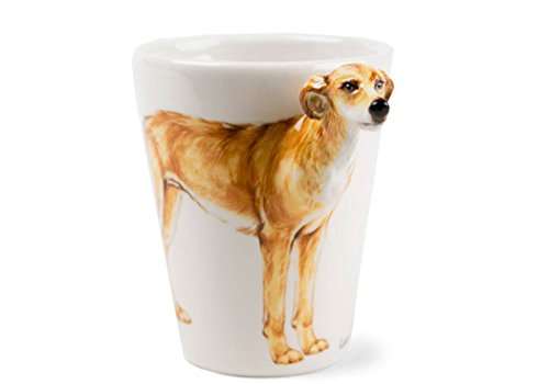 Un Regalo de Perro de caza, Taza de Café Hecho a Mano por Blue Witch