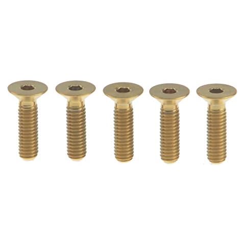 Tornillos de titanio M4x15mm cabeza avellanada Allen Cover