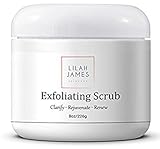 Lilah James KP Exfoliating Scrub 8oz - A Natural Mask And Scrub For Keratosis Pilaris