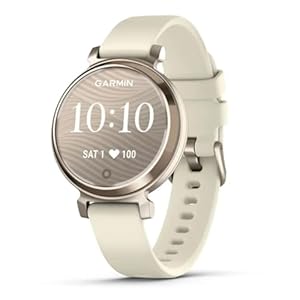 Garmin Lily 2, Small and Stylish Smartwatch, Hidden Display, Patterned Lens, Up to 5 Days Battery Life, Coconut