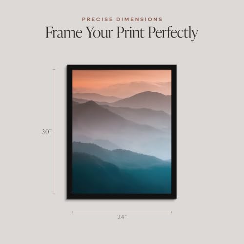 Image of Americanflat 24x30 Poster Frame - Engineered Wood - Black