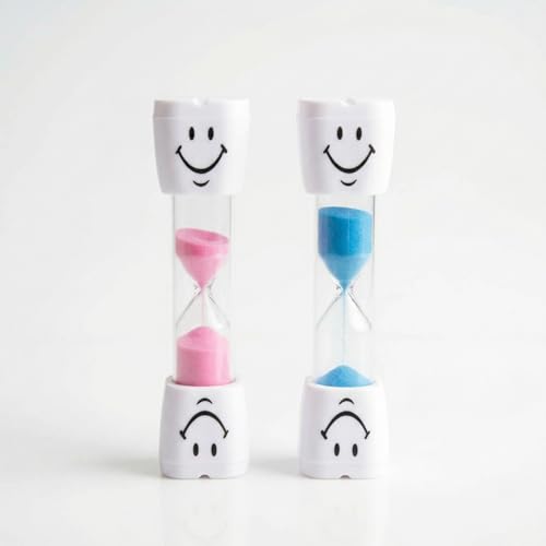 2 PCS Sand Timers for Kids - 2 Minute Timer for Teeth Toothbrush Timer