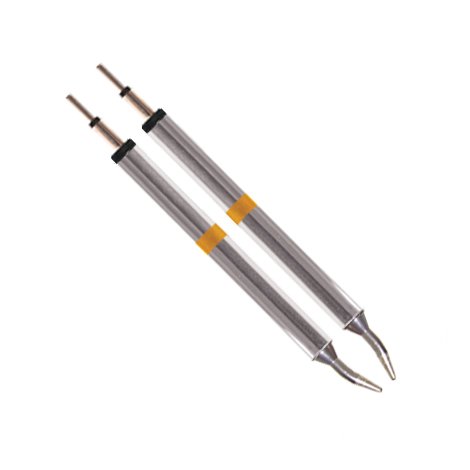 Image of Thermaltronics K70TZ010 Tweezers Cartridge Pair - Conical Sharp 1.0mm (0.04in)