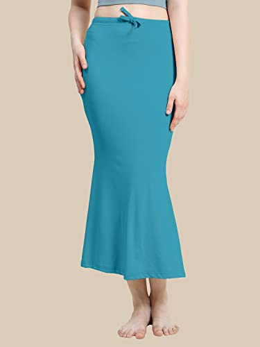Image of Amazon Brand - Anarva Women Cotton Blended Saree Shapewear Regular Petticoat Skirt For Saree