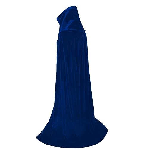 [IainStars] ハロウィン マント フード付 肩下約 110cm/130cm/150cm/170cm コスプレ衣装 死神 魔女 マント 仮装 パーティー コスチューム 男女兼用 黒 ブラック