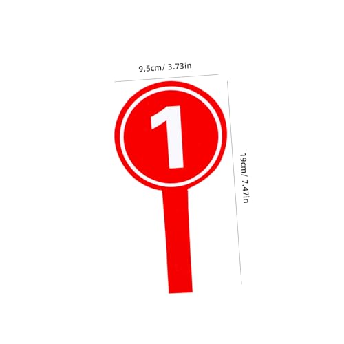 Tableros portátiles para votación 10 piezas rojo miniatura 2
