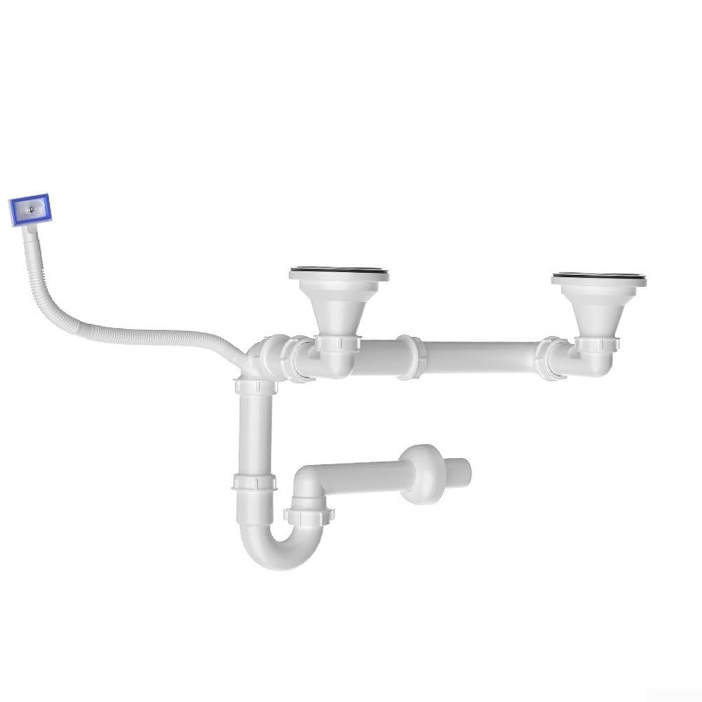 U Bend Edelstahl-Abflussrohr für Küchenspüle mit Wasserdichtungstechnologie, um Geruch zu reduzieren und Platz zu sparen (114/304)
