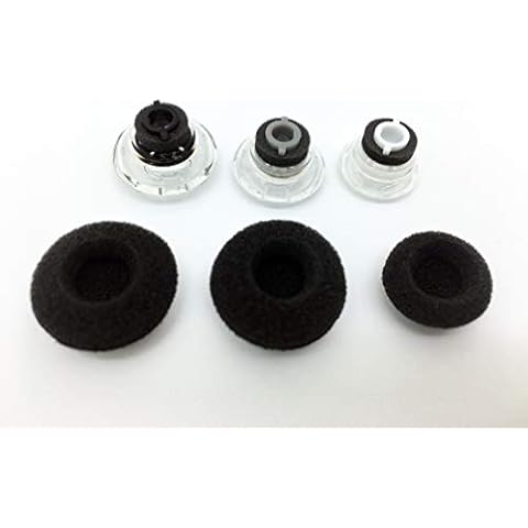 AvimaBasics 3 Pack Replacement Earbuds Gels Eartip Kit for Plantronics Voyager Legend Wireless Bluetooth Headset (Three Size) Cover