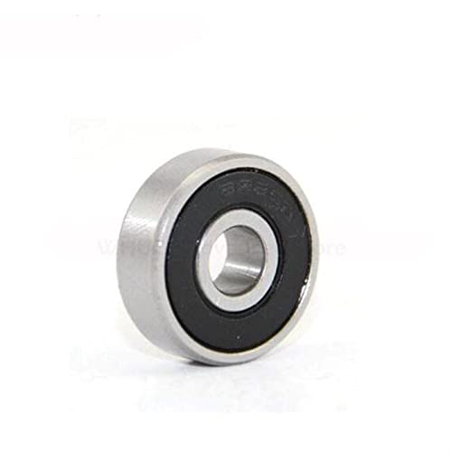 Roulement 605RS 5 x 14 x 5 ABEC-1 robuste à billes d'acier et caoutchouc - 3