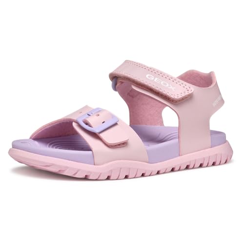 Geox J Sandały dziewczęce Fusbetto Gi, Wielobarwna, 33 EU
