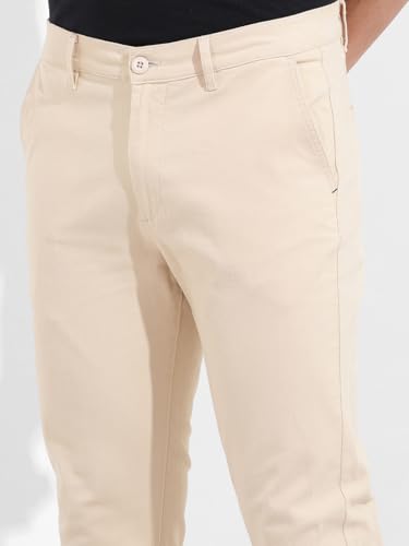 The Indian Garage Co Men's Mid-Cut Chino Trousers