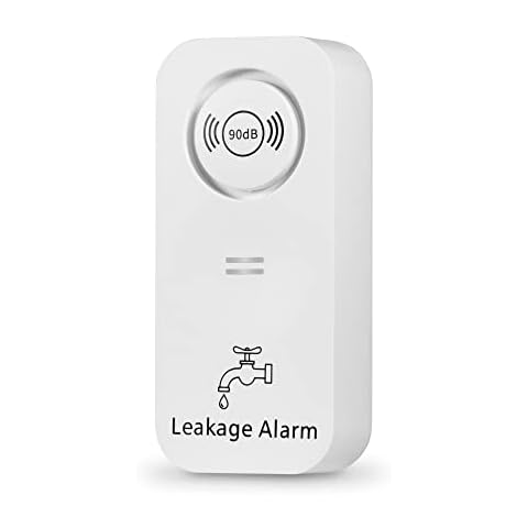TOWODE Water Detectors 90dB Alarm Sensor, Sensitive Leak and Drip Alert for Kitchen Bathroom Basement (1 Pack) Cover