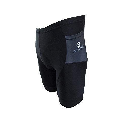 BERMUDA CICLISMO MASCULINA FORRO (PAD) GEL - PRETO M