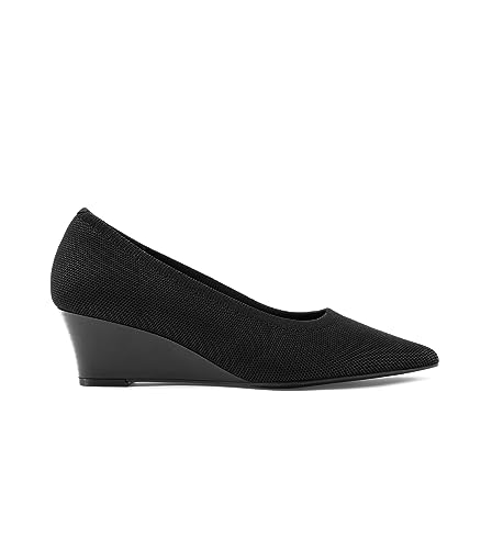 Arromic Women's Wedge Pumps Pointed Low Heel Wedge Dress Shoes Closed Toe Wedges Pumps for Women Comfort Work Casual Daily Dressy - 2inch2